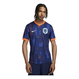 Nike Netherlands 24/25 Stadium Away Replica Soccer Jersey Blue Orange FJ1260-492