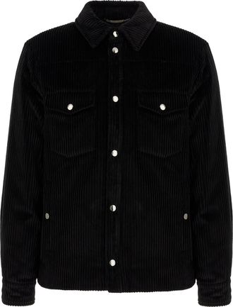 Dolce & Gabbana Black Corduroy Jacket