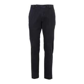Entre Amis Slim-fit Trousers, male, Blue, W35, Long Raso Elegant Dress
