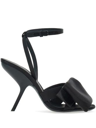 Ferragamo Ferragamo Helena 105 Satin Bow Sandals