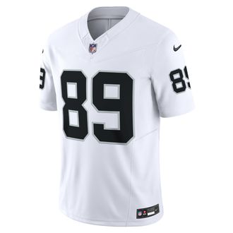 Nike Brock Bowers Las Vegas Raiders Nike Mens Dri-FIT NFL Limited Jersey in White | 31NMORLR8DF-F9T