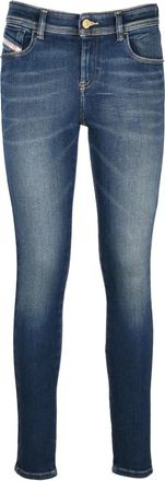 Diesel jeans - Dames - Skinny Jeans - Blauw - W30 - Katoen - Jeans