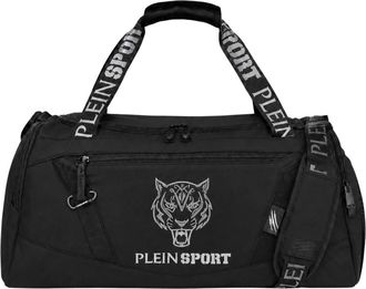 Plein Sport Duffle Tijger Tas - unisex - Sportaccessoires - Zwart - ONE Size - Polyester - Fitness