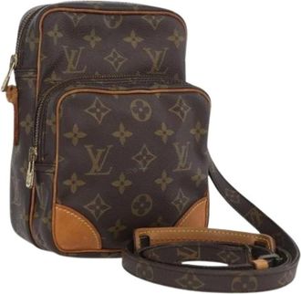 Louis Vuitton Pre-owned Cross Body Bags, female, Brown, Size: ONE SIZE Pre-owned Vintage Monogram Shoulder Bag