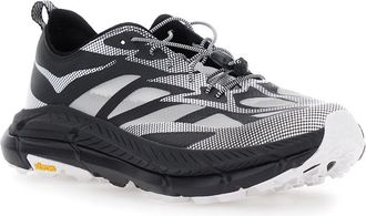 Hoka One One Unisex Black Low Top Sneakers Tech Fabric Textile Trainers