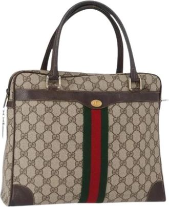 Gucci Pre-owned Handbags, female, Beige, Size: ONE SIZE Pre-owned Plastic Handbag