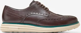 Cole Haan Mens &Oslash;riginal Grand Remastered Wingtip Oxford Shoes - Brown Size 10.5