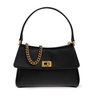 Balenciaga Handbags, female, Black, Size: ONE SIZE Rodeo Bag With Chain Nano