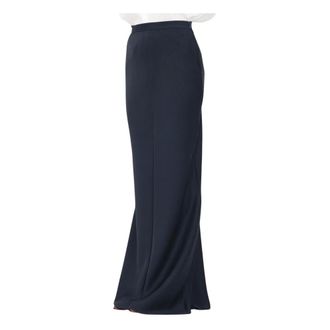 Max Mara Dames, Rokken, Blauw, Maat: XS Satijn
