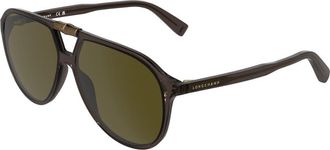 Longchamp LO800S 200 Womens Sunglasses Brown Size 58