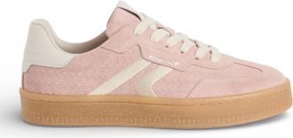 Tamaris Tamaris Womens Pink Leather White Stripes Trainers Sneaker Shoes - Size EU 39