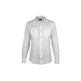Moorer Garret M3 Shirt - Heren - Zakelijke Overhemden - Wit - M - Katoen - Overhemden