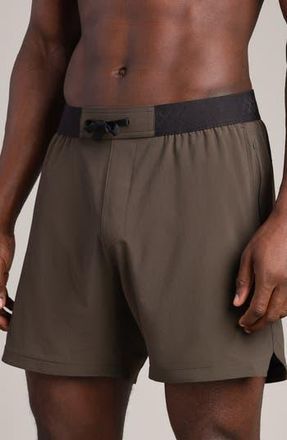 Rhone 6-Inch Base Performance Training Shorts in Dark Moss at Nordstrom Rack, Size Xx-Large