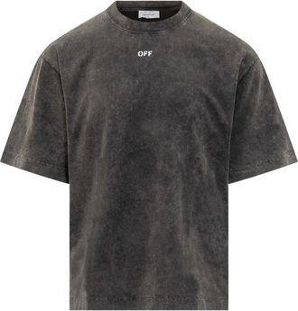 Off-white logo-print T-shirt - Black