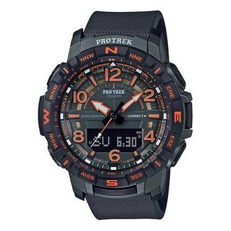 Casio Mens CASIO PRO TREK Multifunction Outdoor mountaineering Sports Watch Mens Black Analog PRT-B50FE-3