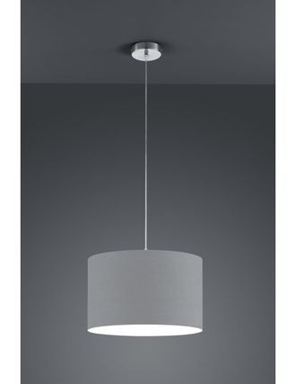 Trio Suspensi&oacute;n Simple Hotel Gris Pantalla &Oslash;40 Cm Lighting