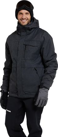 Mountain Warehouse Comet II Mens Padded Waterproof Ski Jacket, Breathable, Taped Seams, Multiple Pockets, Detachable Snow skirt - Best for Winter Skiing, Sports, Walking