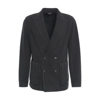 Circolo 1901 Double-Breasted Blazer Nero Aw25
