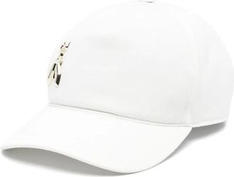Patrizia Pepe logo-plaque cap - White