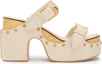 Zimmermann Alight 100 Leather Mules - Ivory - 41 (IT41 / UK8)