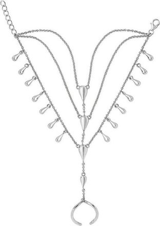 Lucy Quartermaine Drop Hand Chain in Sterling Silver at Nordstrom, Size 8