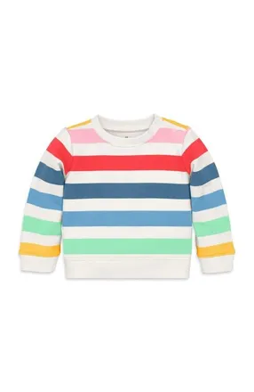 primary Baby Sweatshirt in Ivory Rainbow Spring Blooms at Nordstrom, Size 3-6M