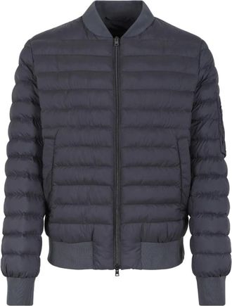 Herno Quilted Down Bomber Jacket - Heren - Winterjassen - Grijs - XL - Jassen