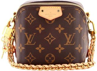Louis Vuitton Just In Case Shoulder Bag Monogram Coated Canvas (Authentic Pre- Loved)