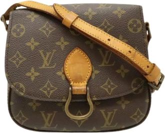 Louis Vuitton Pre-owned Cross Body Bags, female, Brown, Size: ONE SIZE Pre-owned Vintage Canvas Cross Body Bag