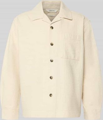 Selected Relaxed Fit Freizeithemd aus reiner Baumwolle Modell RLXRAY in Sand, Gr&ouml;&szlig;e XXL