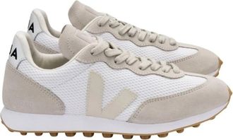 Veja Beige Lage Sneakers - Heren - Sneakers - Wit - 36 EU - Katoen - Schoenen