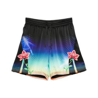 Casablanca Training Shorts, male, Multicolor, Size: XL Orchi Training Shorts