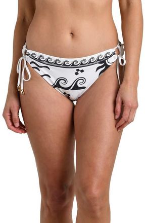 La Blanca Waves of Rio Side Tie Bikini Bottoms in Ivory at Nordstrom, Size 16