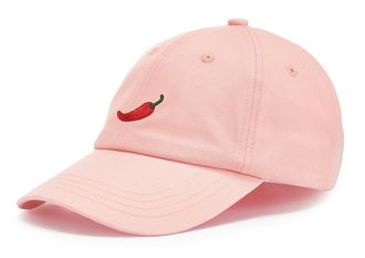 Lascana Schirmm&uuml;tze LSCN BY LASCANA Cap, Damen, ros&eacute;, Stoff, Baumwolle, unifarben mit Farbeinsatz, M&uuml;tzen Schirmm&uuml;tze, Sommerm&uuml;tze, Basecap, Kopfbedeckung VEG
