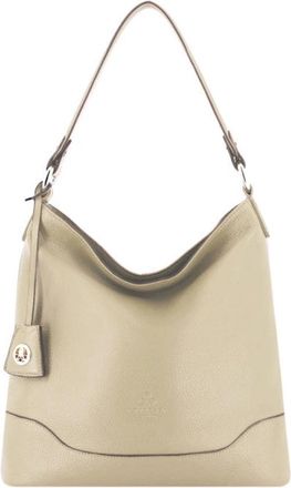 Pourchet 110 Magnet Schoudertas - Dames - Schoudertassen - Beige - ONE Size - Leer - Tassen