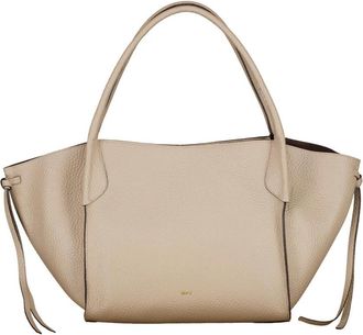 Abro Vibe Grote Tote - Dames - Shoppers - Beige - ONE Size - Leer - Tassen
