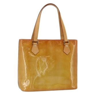 Louis Vuitton Pre-owned Tote Bags, female, Beige, Size: ONE SIZE Pre-owned Vintage Patent Leather Hand Bag