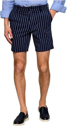 HUGO BOSS Hombre, Pantalones cortos, Azul, Talla: W33