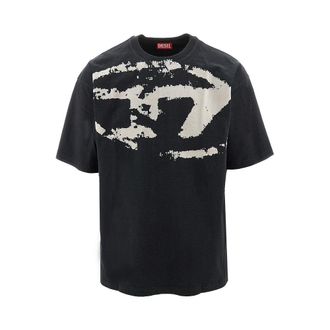 Diesel Flocked Oval D logo T-shirt Man XL