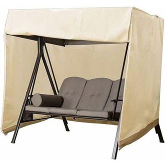 OEM Funda Para Columpio De Jard&iacute;n De 2 Plazas, Impermeable, De Tela Oxford, Resistente A Los Rayos Uv (beige) - 220 X 125 X 170 Cm