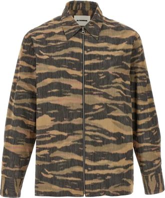 Jil Sander Overhemden, Heren, Veelkleurig, XL, Polyester, 106 Shirt