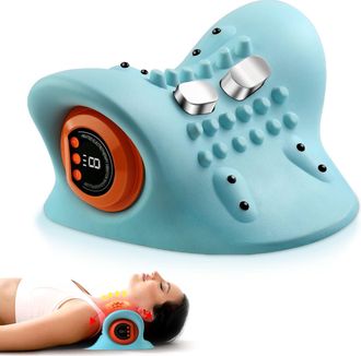 OEM Masajeador Cervical Inal&aacute;mbrico - Masajeador De Cuello Y Cervicales Con Calefacci&oacute;n - 6 Velocidades Ajustables Y 3 Modos Para Relajaci&oacute;n Y Alivio