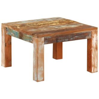 vidaXL Mesa De Centro De Madera Maciza Reciclada 55x55x35 Cm Vidaxl