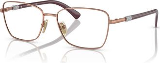 Vogue Eyewear 54mm Butterfly optical glasses in Pink at Nordstrom