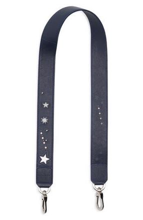 Longchamp Star Leather Shoulder Strap in Navy at Nordstrom Rack