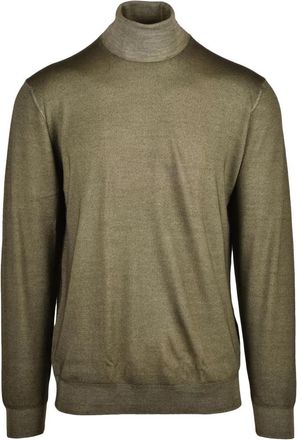 Mauro Ottaviani Dolcevita Turtleneck - Heren - Coltruien - Groen - 3XL - Wol - Truien & Vesten