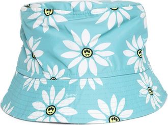 Barrow floral-print bucket hat - men - Polyester - One Size - Blue