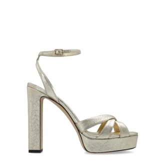 Jimmy Choo London High Heel Sandals, female, Yellow, Size: 6 1/2 US Kove 120 Platform Sandals