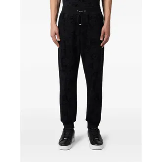 Philipp Plein Skull Print Track Pants - Black