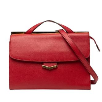 Fendi Pre-owned Handbags, female, Red, Size: ONE SIZE Pre-owned Vintage Shoulder Bag